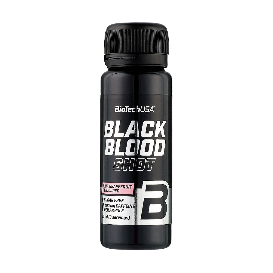 Уцінка! Передтренувальний комплекс BioTechUSA Black Blood Shot Рожевий грейпфрут, в рідині, 1*60 мл